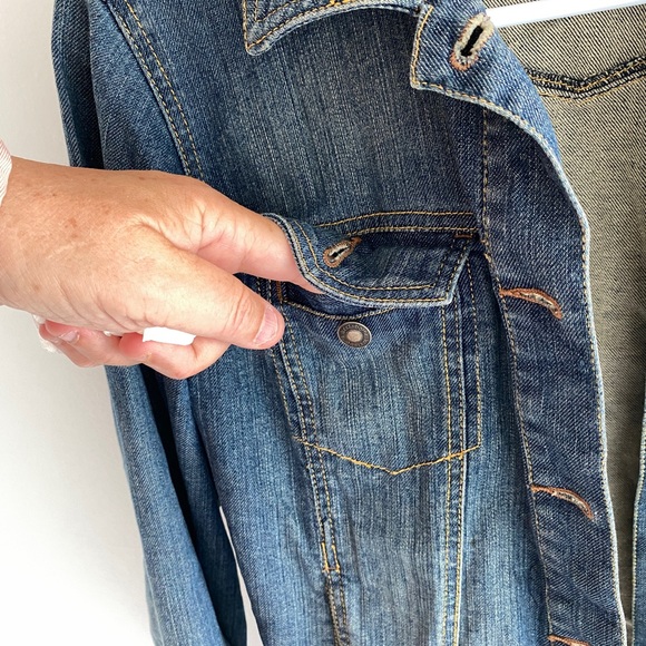 Liz Claiborne, SZ small Blue Jean jacket, 2 front pockets and two side pockets - Picture 10 of 16